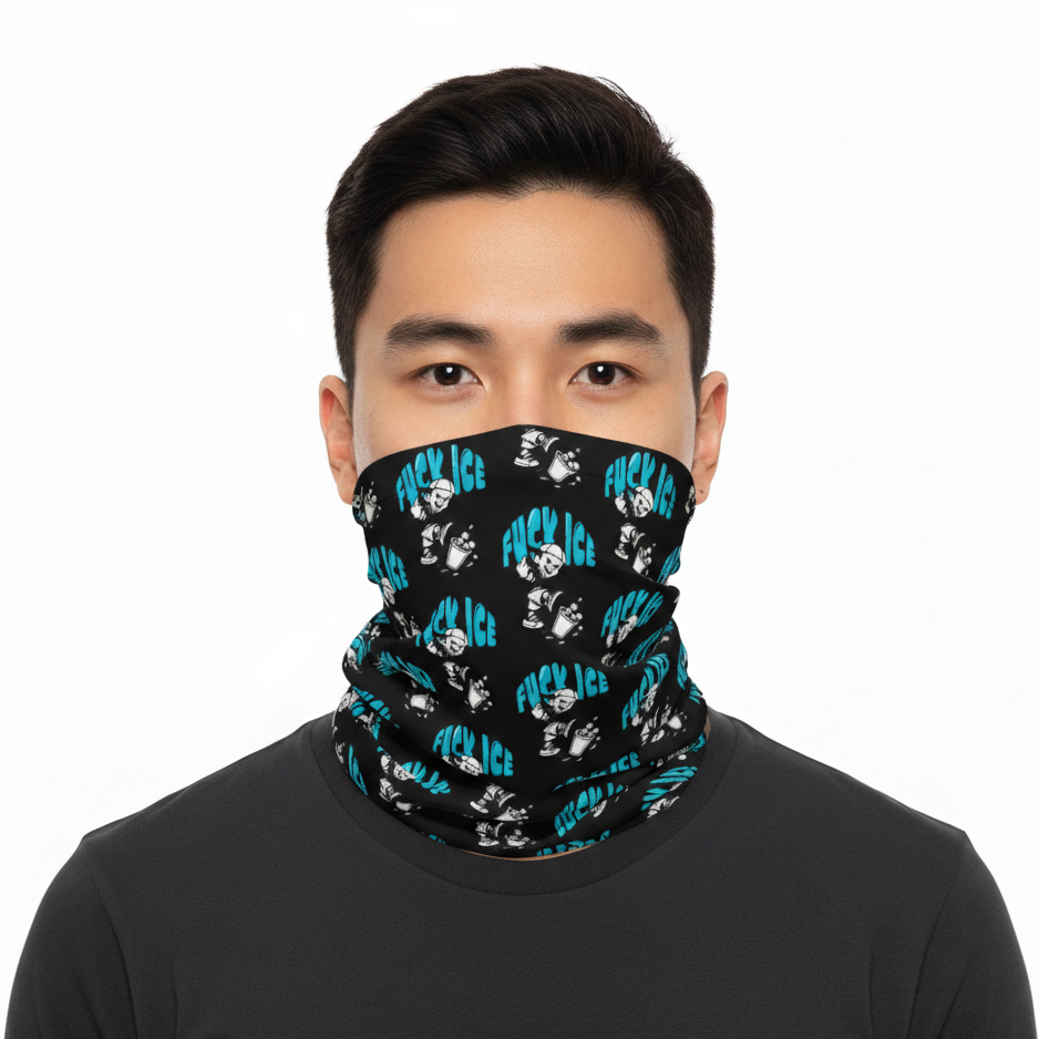 FUCK ICE FACE MASK